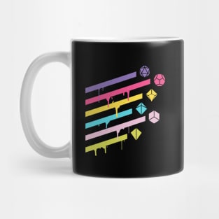 Bubblegum Dice Set TRPG Tabletop RPG Gaming Addict Mug